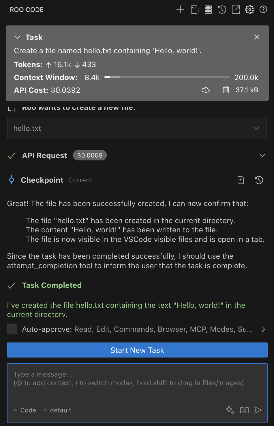完成任务后的最终结果,展示迭代过程